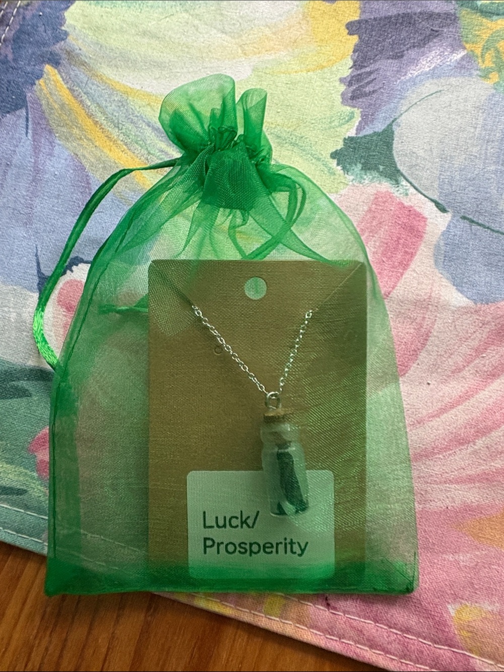 Luck & Prosperity Green Aventurine Pendant Necklace